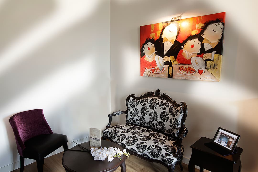 Lobby Hotel La Croix Blanche Fontevraud