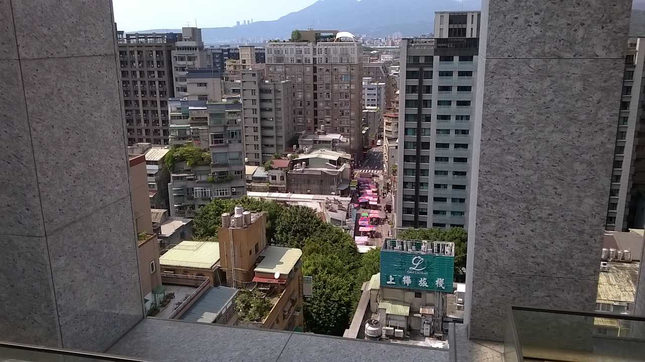 Ausblick Aloft Taipei Zhongshan