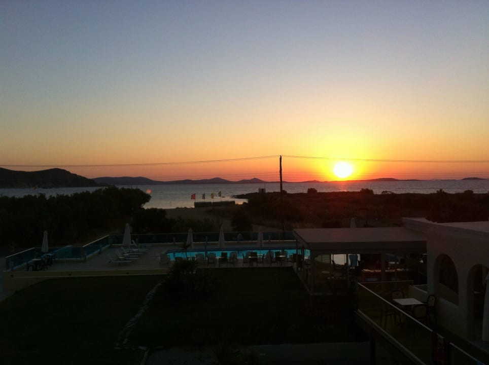 Blick auf die Ägäis von der Hotelterrasse Hotel Princess Of Naxos