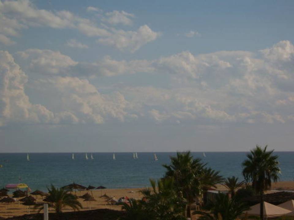 Blick vom Balkon Hotel Paradis Palace