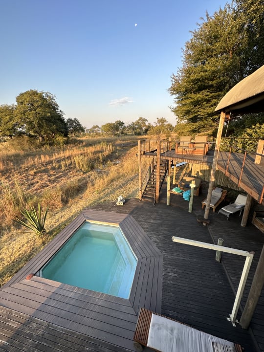 Außenansicht Nkasa Lupala Tented Lodge