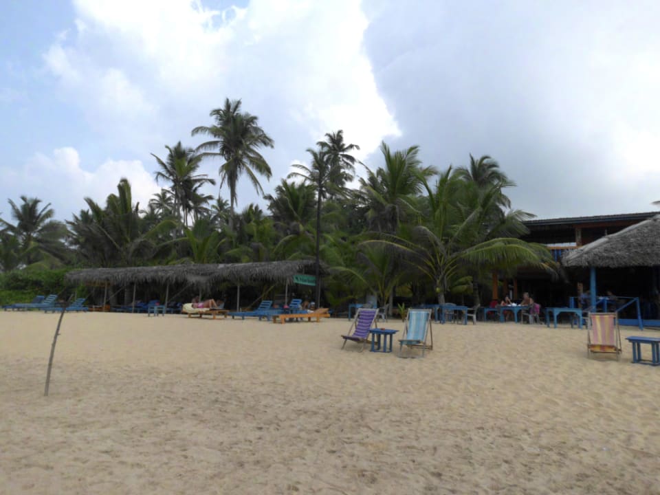 Palm-Beach vom Wasser aus gesehen Palm Beach Guesthouse