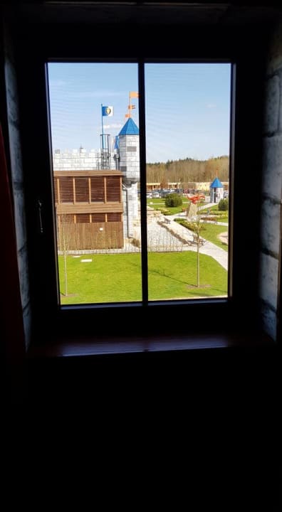 Der Ausblick zur nächsten Burg LEGOLAND Ritterburg & Königsburg & Drachenburg