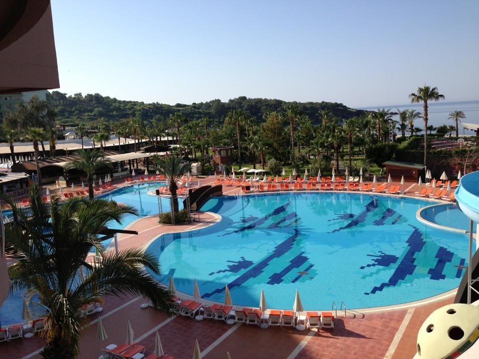 Vom Balkon zum Meer hin Arycanda Kirman Premium