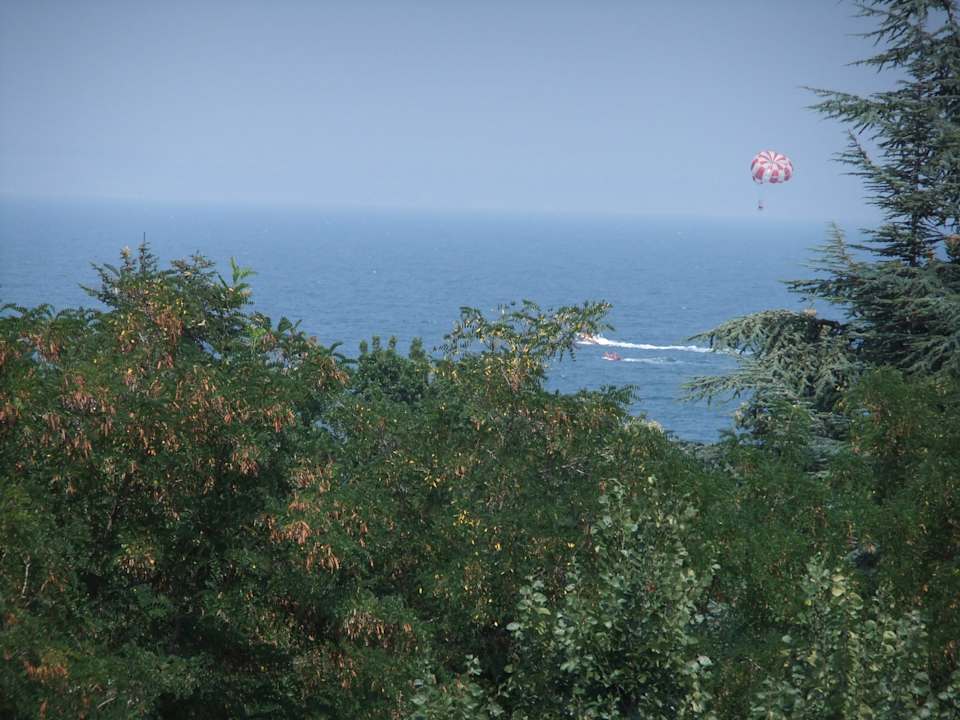 Blick vom Balkon Odessos Park Hotel