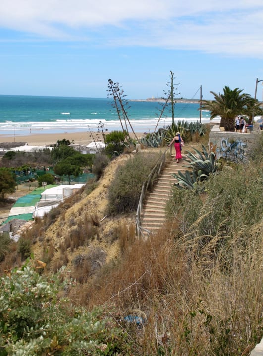 Treppe zum Fontanilla-Strand Fuerte Conil-Resort