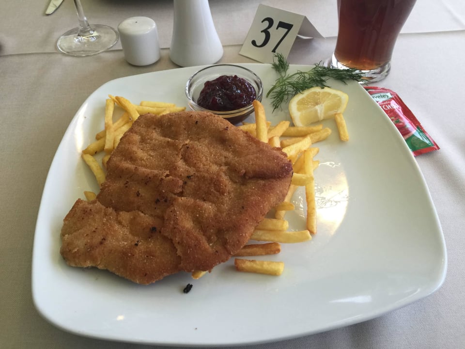 Kalbsschnitzel Panoramahotel Am Sonnenhang