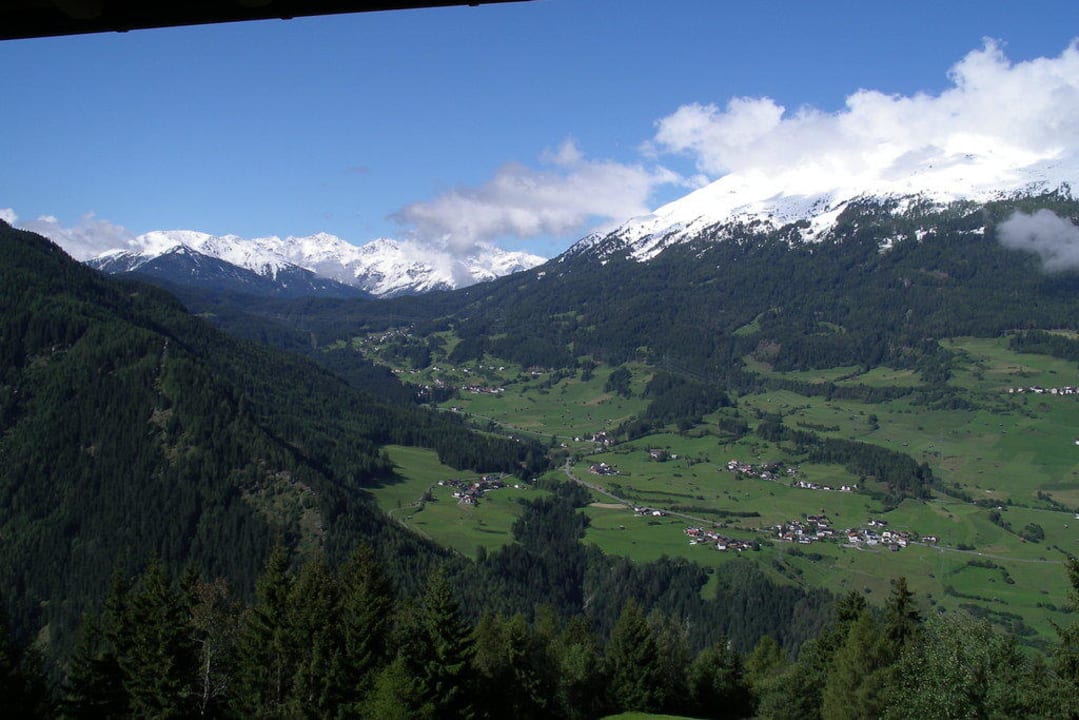 Blick vom Balkon  Wellness Aparthotel Panorama Alpin