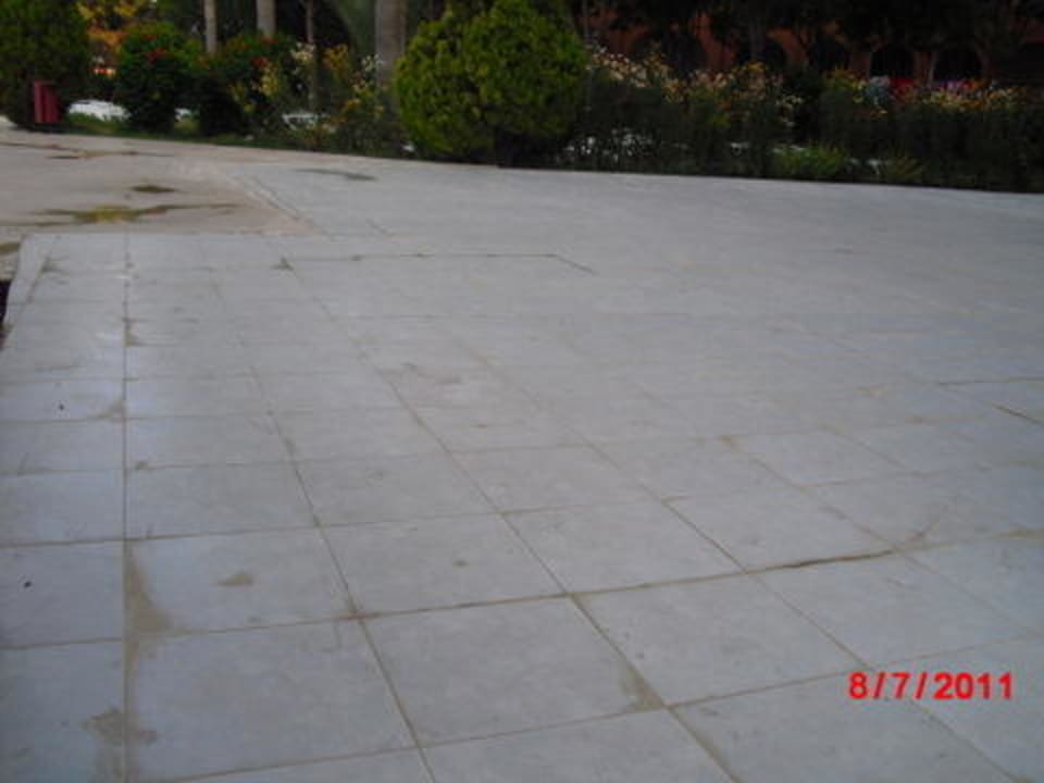 So sah es außen aus! Club Turtas Beach Hotel