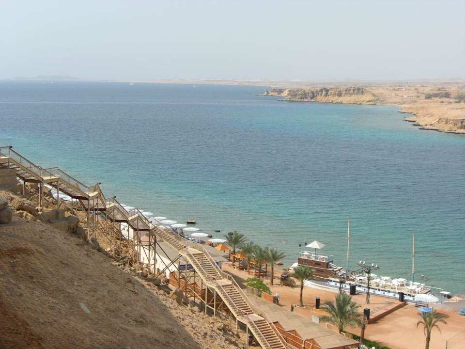 Ausblick auf Strand Albatros Sharm Resort