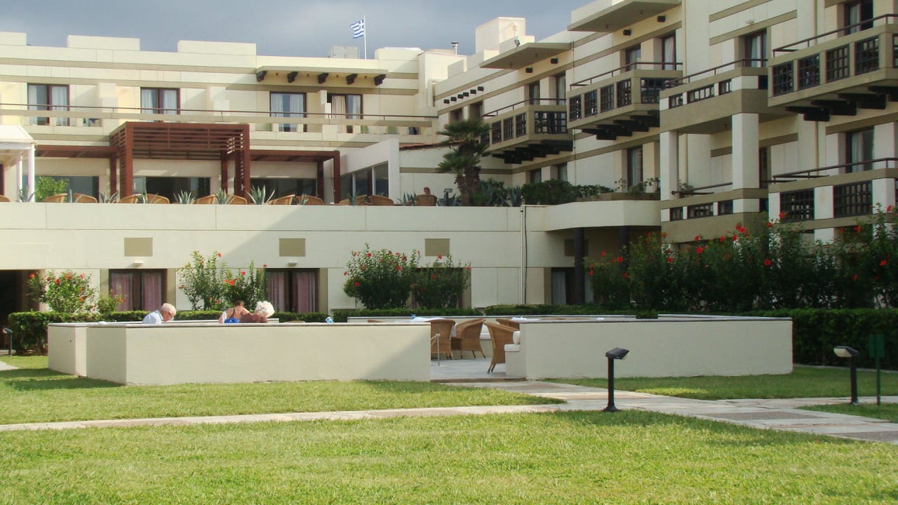 Blick von der Snackbar Grecotel Meli Palace