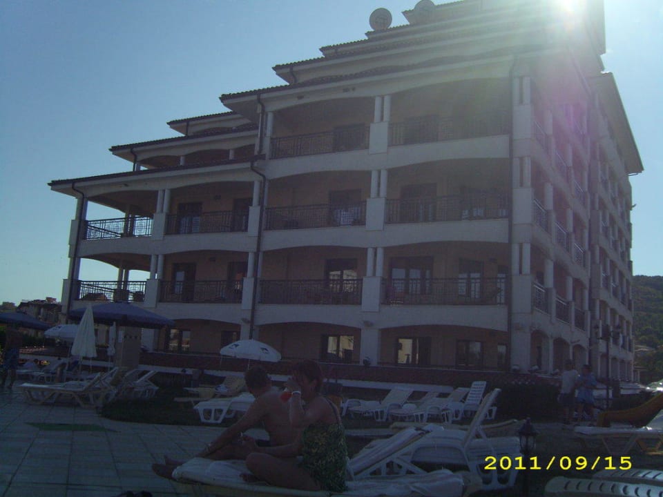 Hotel von hinten Hotel Cazablanka / Casablanca