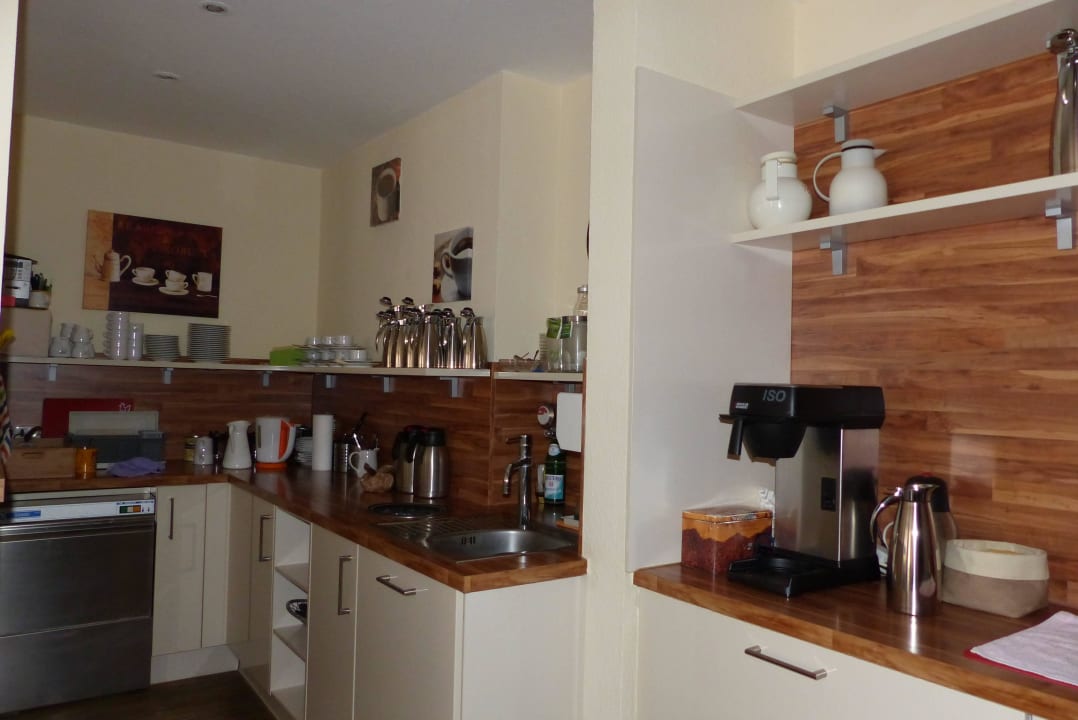 Küche vom Frühstücksraum Hotel am Pferdemarkt