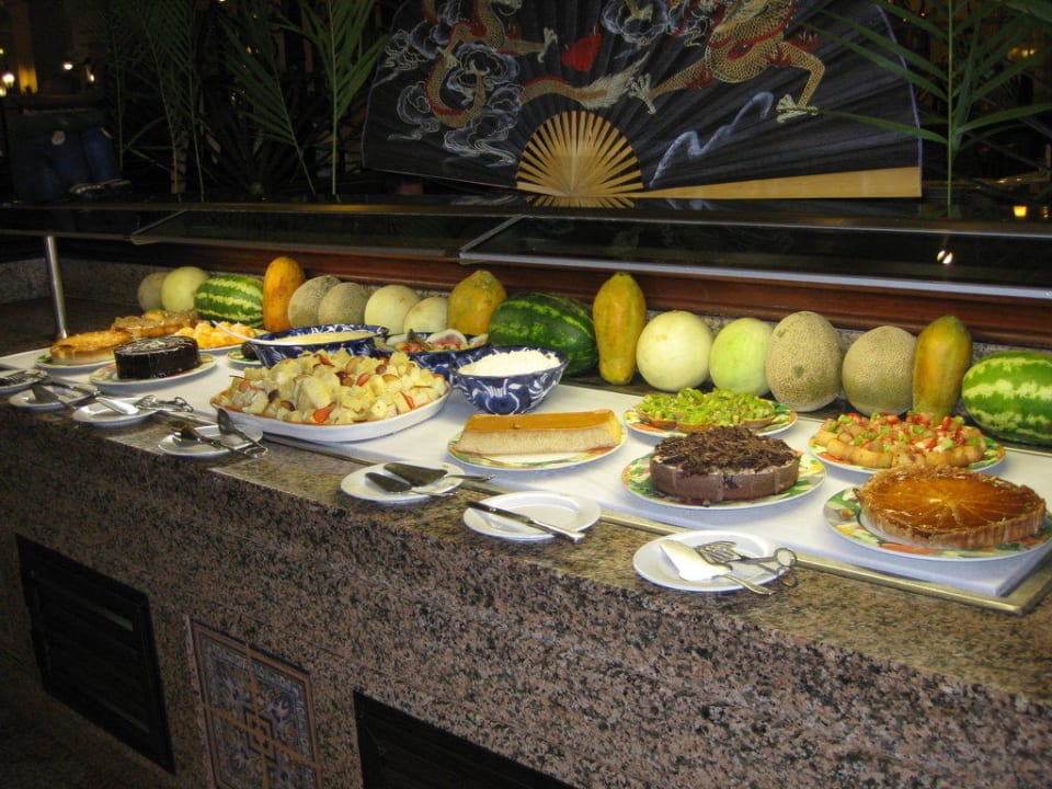 Dessert Ecke im Restaurant Hotel Riu Tequila