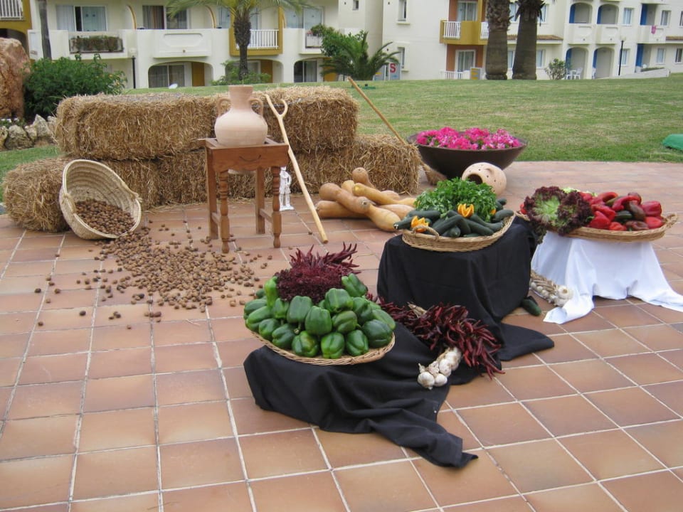 Außendeko zum spanischen Abend blau punta reina
