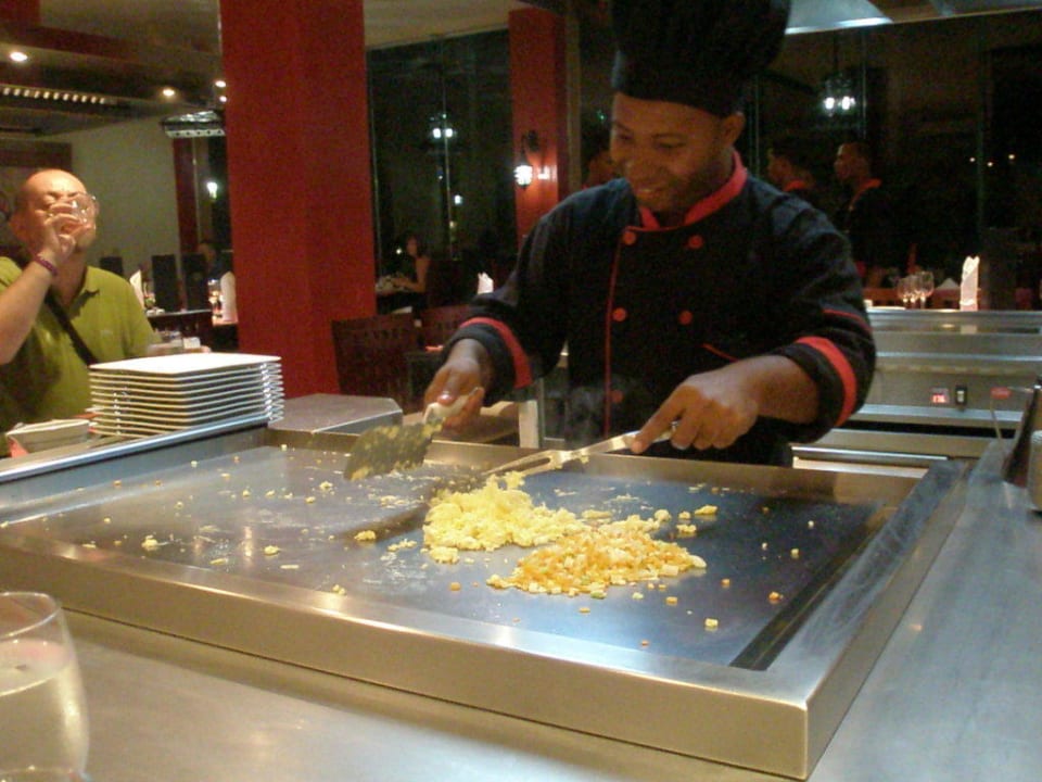 Teppanyaki Show Coocking Grand Palladium Select Bávaro Resort & Spa