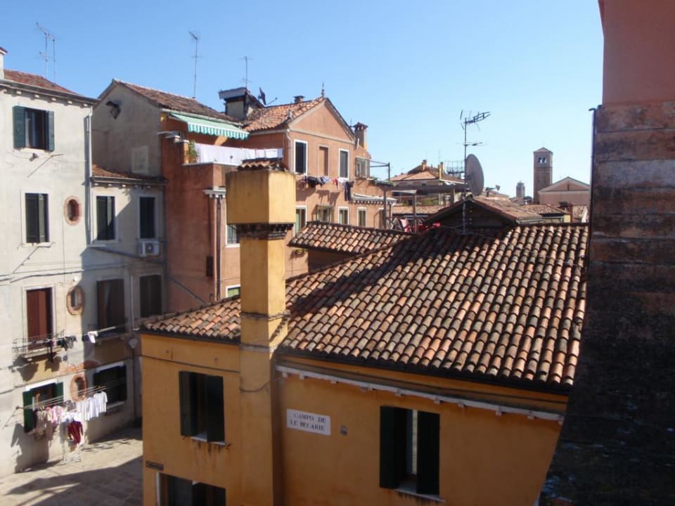 Blick von der Dachterrasse Appartement Hotel Ca' Fontanea
