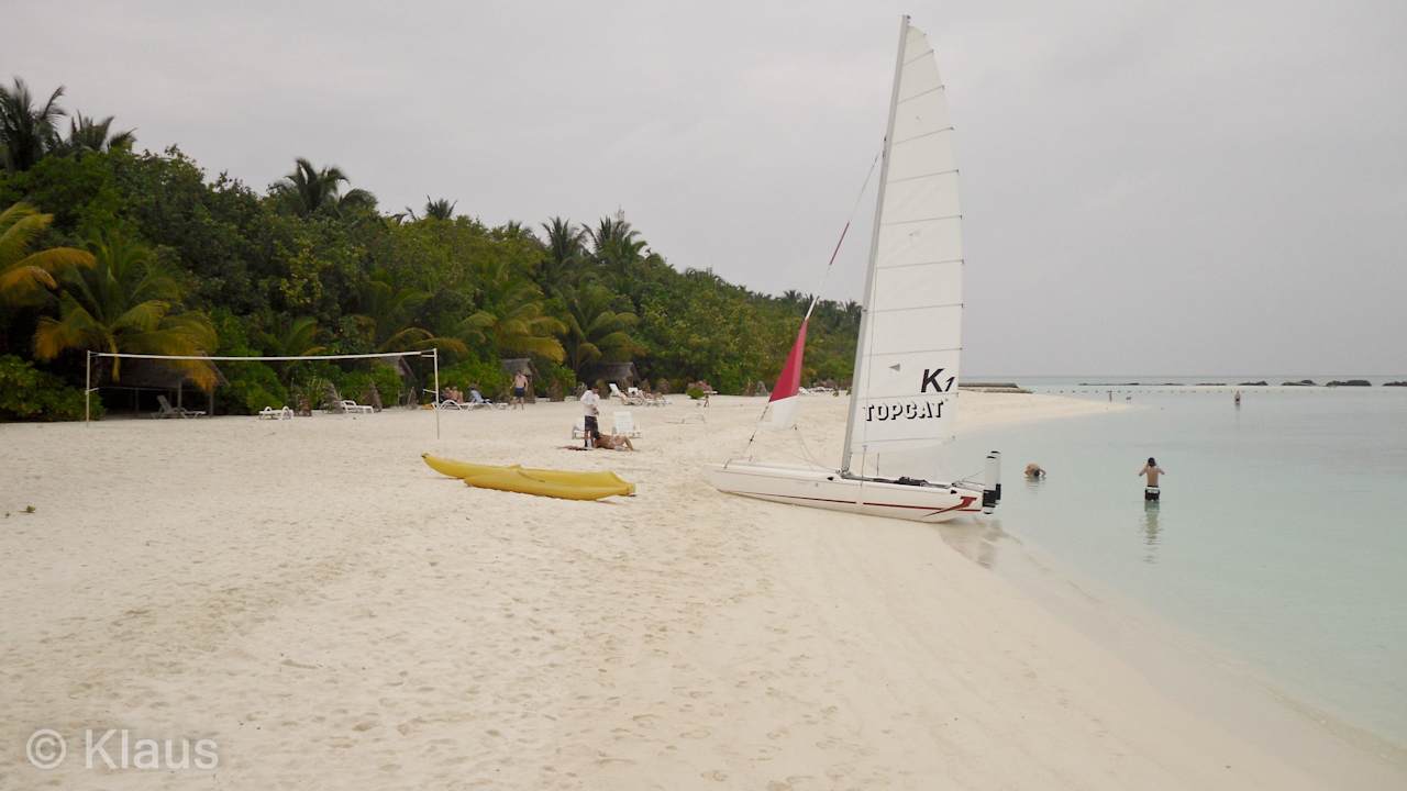 Lagunenseite (Nordostseite) Summer Island Maldives