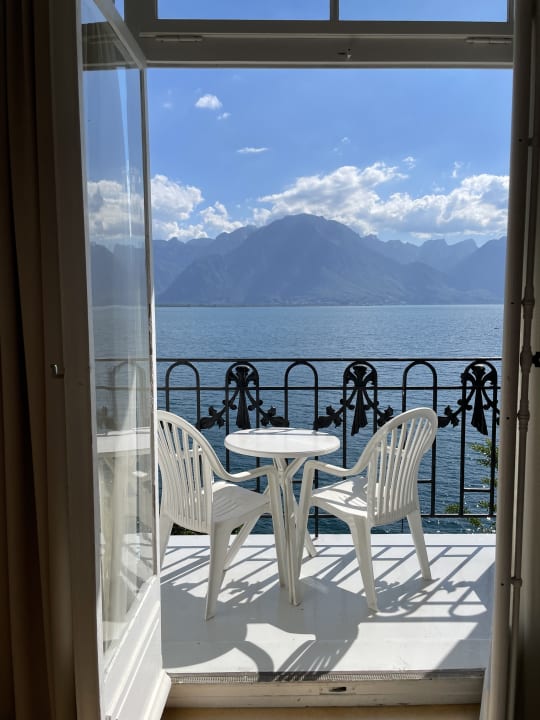 Ausblick Hôtel du Grand Lac Excelsior