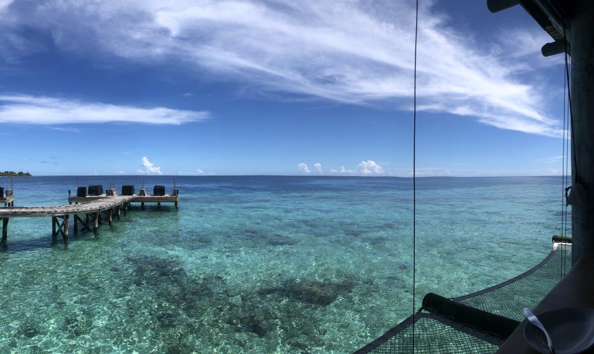 Ausblick Hotel Six Senses Laamu