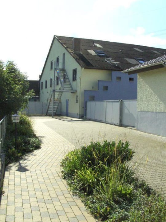 Zugang zu den Zimmern Gästehaus am Wasserpark