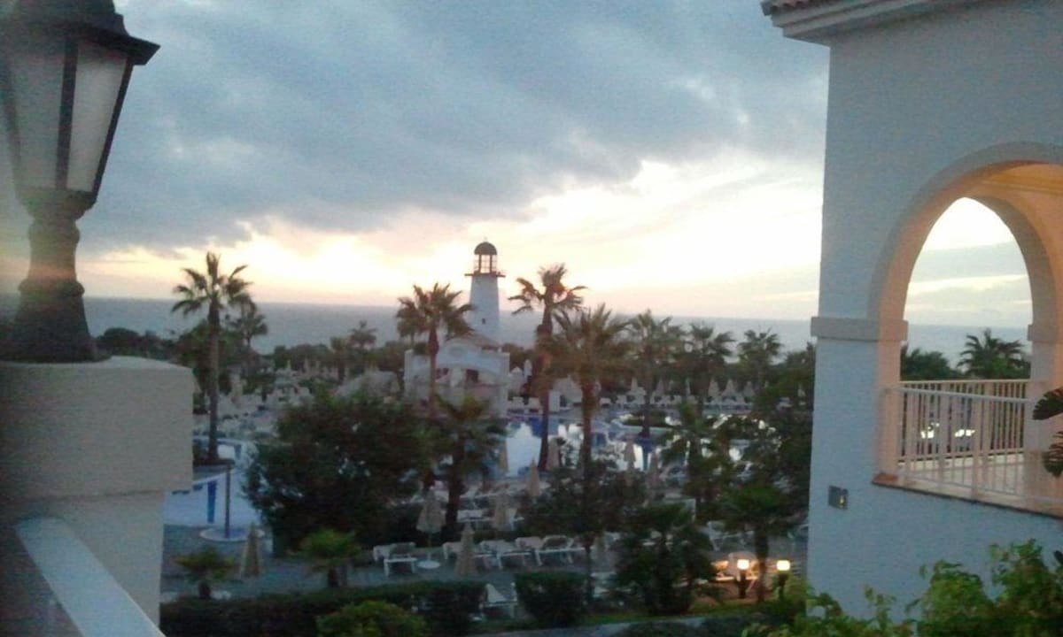 Sicht auf Pool Hotel Riu Chiclana