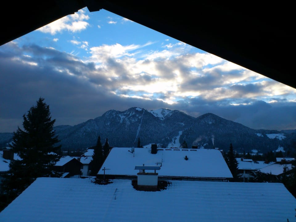 Winteridylle - Ausblick Westseite Gästehaus Sonnleit'n