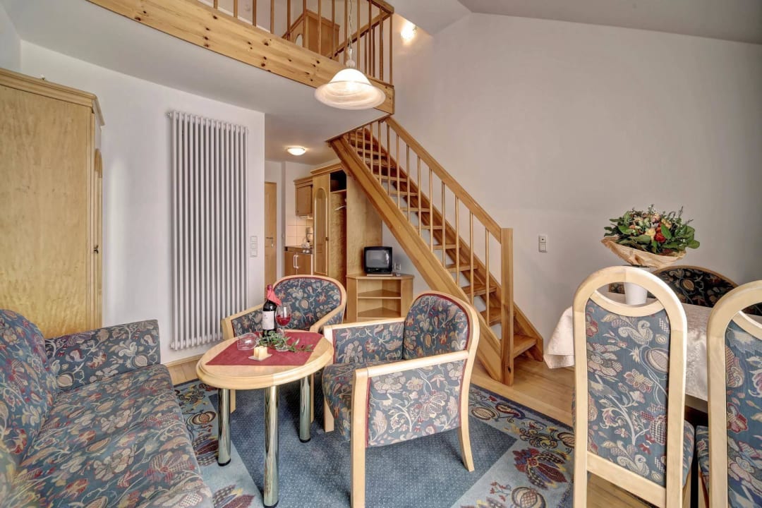 Wohnraum in der Suite Ferienappartements Grolik
