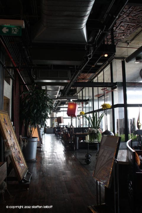 L-Floor - Lobby in Richtung Pool Siam@Siam Design Hotel Bangkok