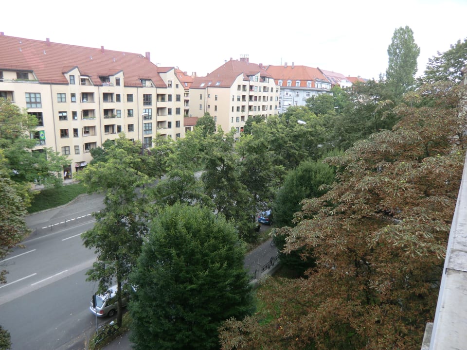 Blick aus dem Fenster Hotel Nymphenburg