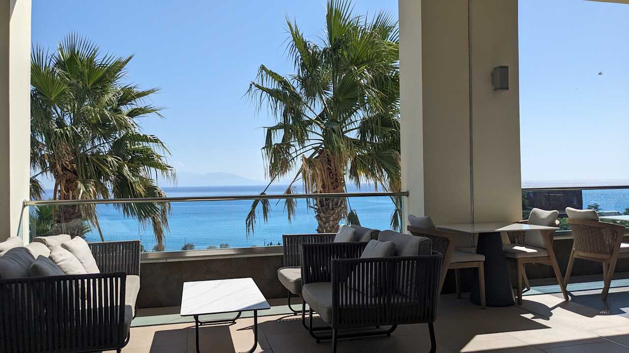 Ausblick Grand Blue Beach Hotel