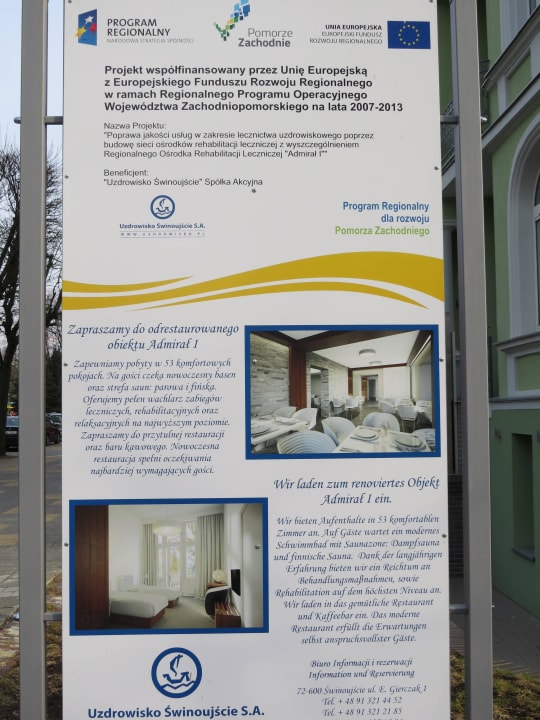 Hotelwerbung Hotel Admirał