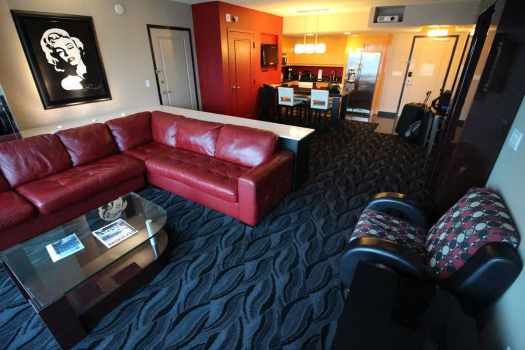 Wohn Ess Zimmer Hotel Elara - a Hilton Grand Vacations Hotel Center Strip