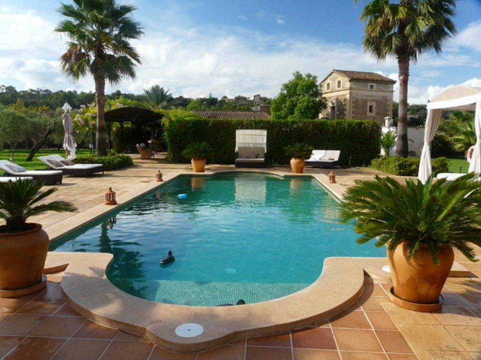 Pool - Blickrichtung Turmsuite Agroturismo S'Hort de Son Caulelles - Adults only