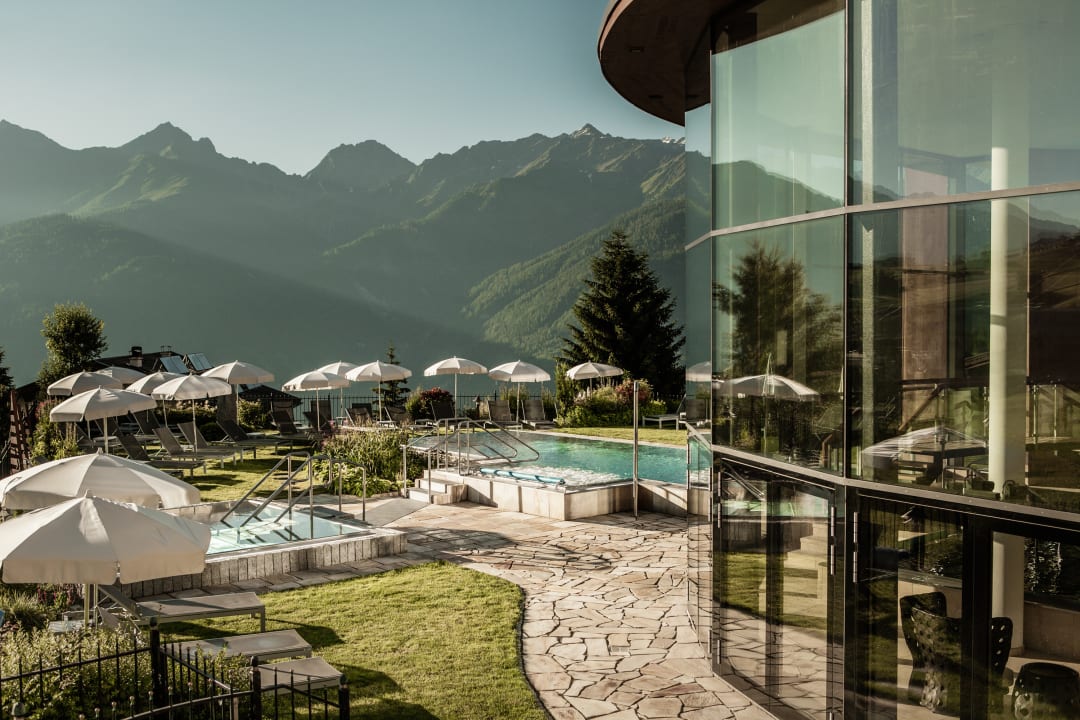 Gartenanlage Schlosshotel Fiss