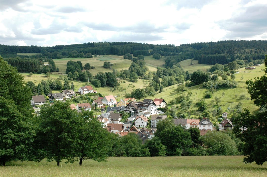 Blick vom Heuberg Landhotel Spessartruh
