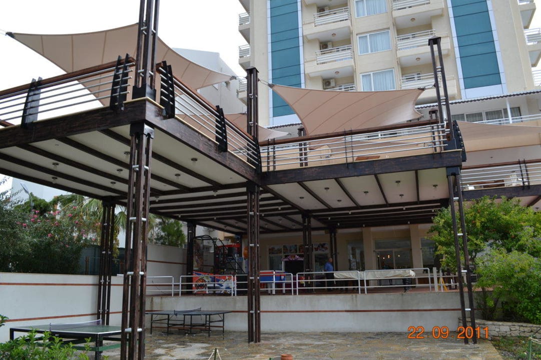 Die Frühstücksterrasse Hotel Ephesia