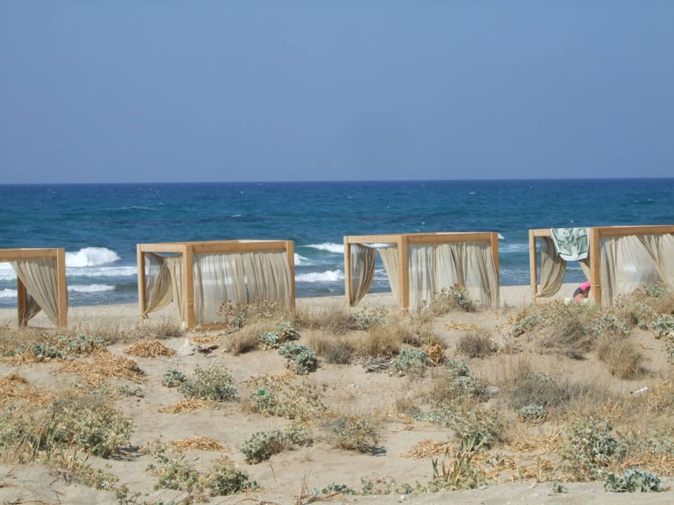Liegewiesen am Strand Bella Beach Hotel