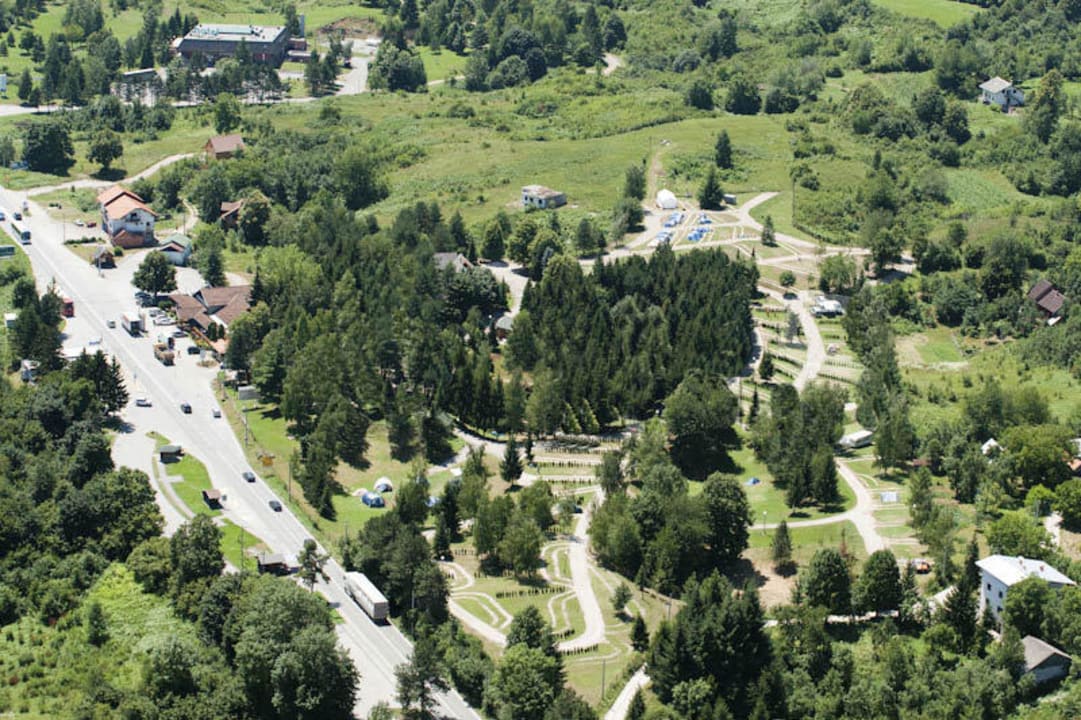 From the air Plitvice Holiday Resort