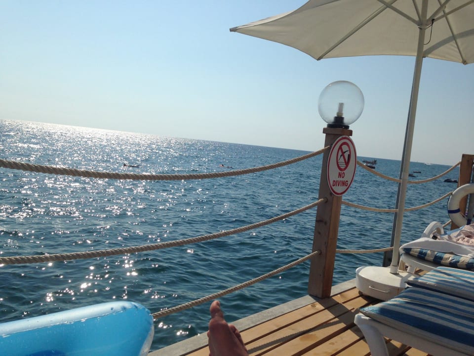 Ausblick vom Steg Quattro Beach Spa & Resort