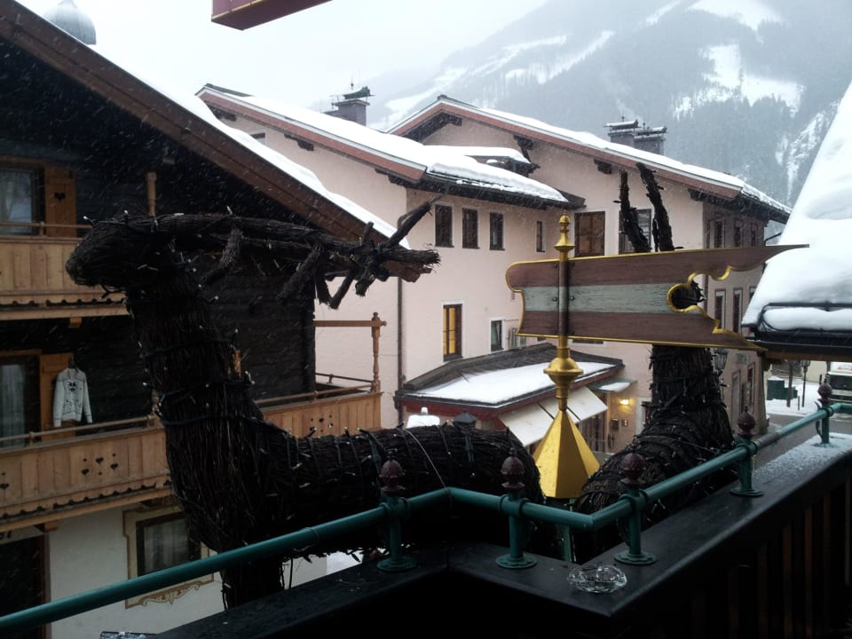 Ausblick vom Balkon Hotel Bauer