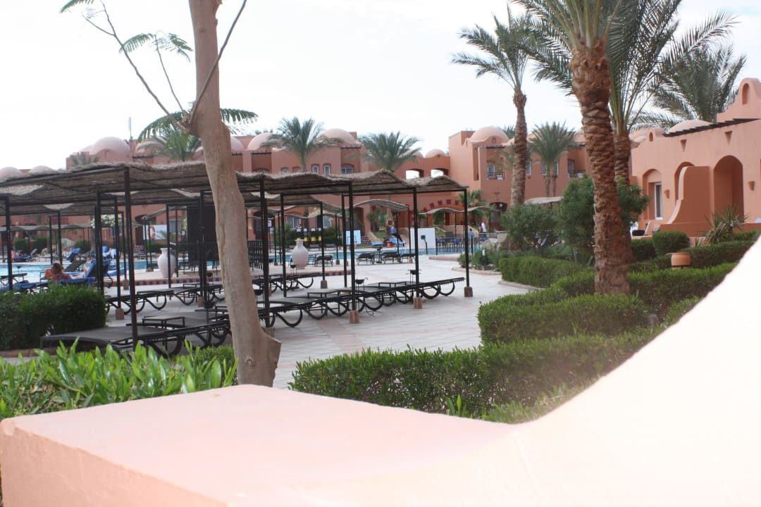 Blick von der Terrasse Jaz Makadi Oasis Resort