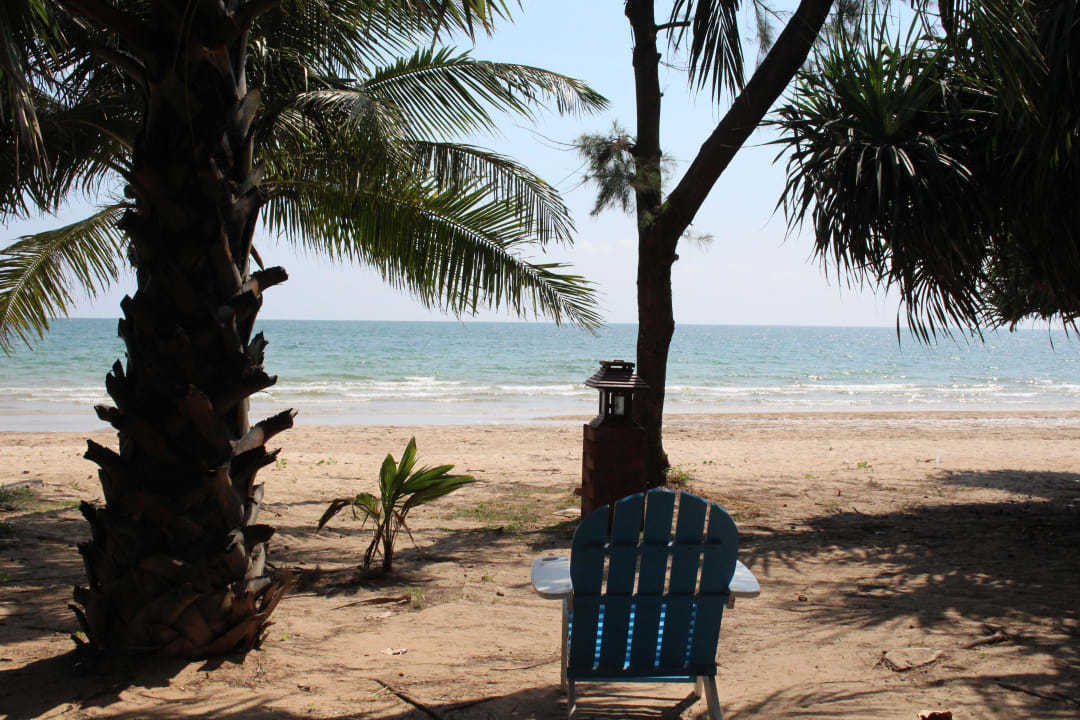 Hotel Tosang Beach Resort Ausblick vom Bungalow Chaolao Tosang Beach Hotel