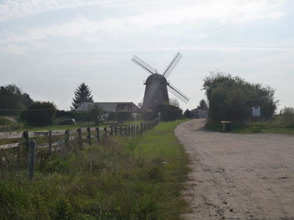 Blick von Norden Pension Holländer-Mühle