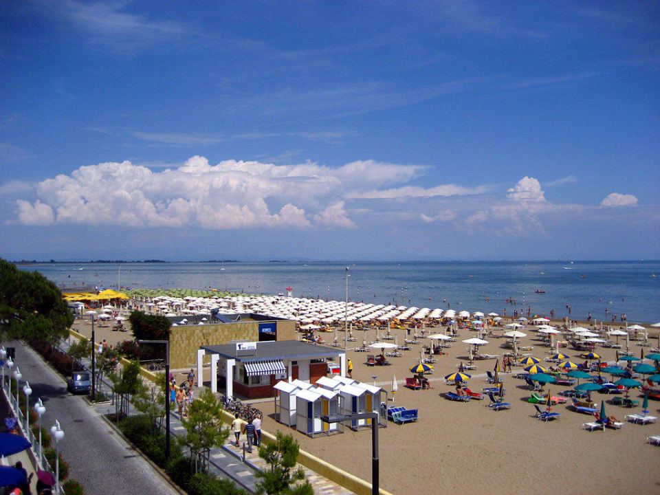 Blick vom Balkon Hotel Nettuno