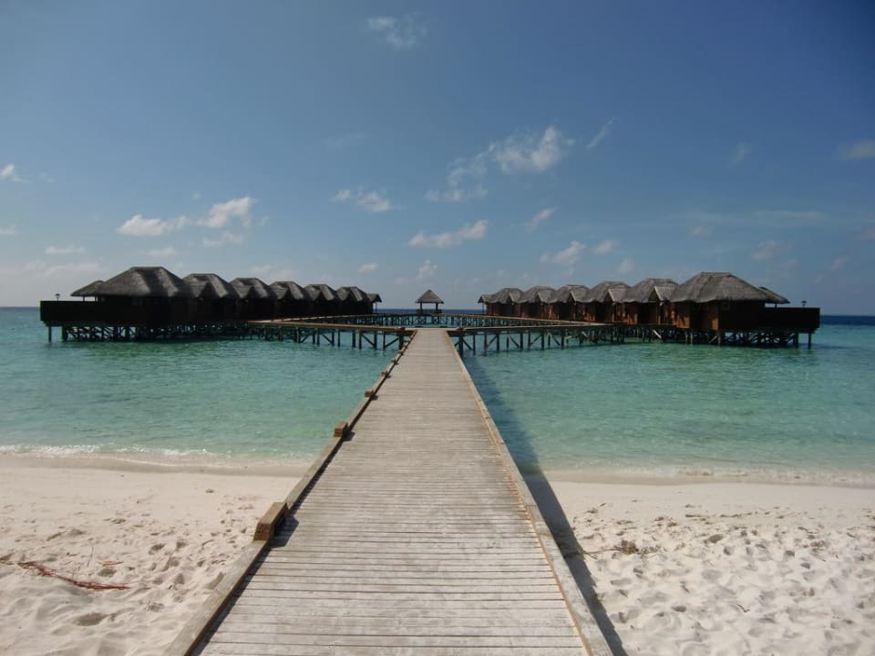 Die 12 Wasserbungalows Fihalhohi Maldives