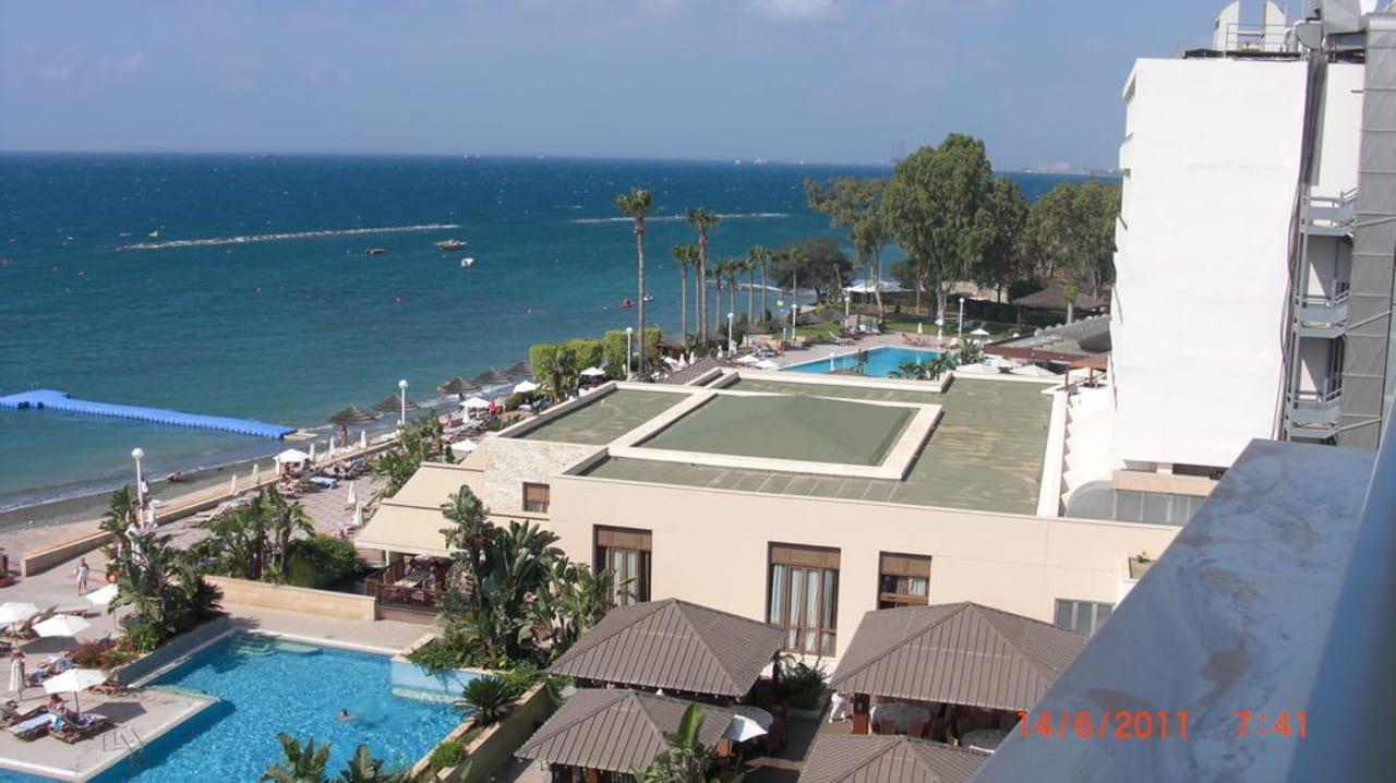 Blick vom Nebengebäude Atlantica Miramare Beach