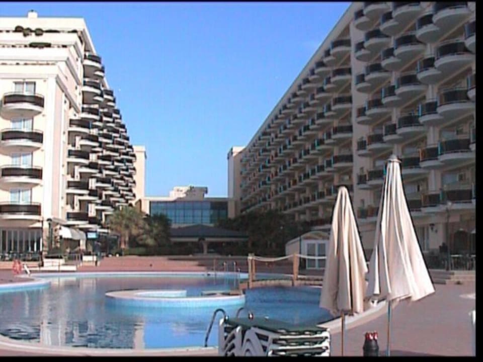 Blick vom Poolbereich ZT Hotel & Spa Peñíscola Plaza Suites