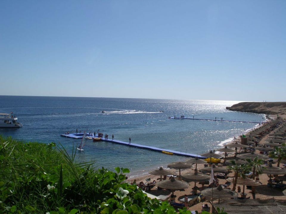Blick zum Strand von der linken Seite Savoy Sharm El Sheikh