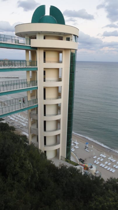 Blick vom Balkon aus der 2.Etage Paradise Beach Hotel